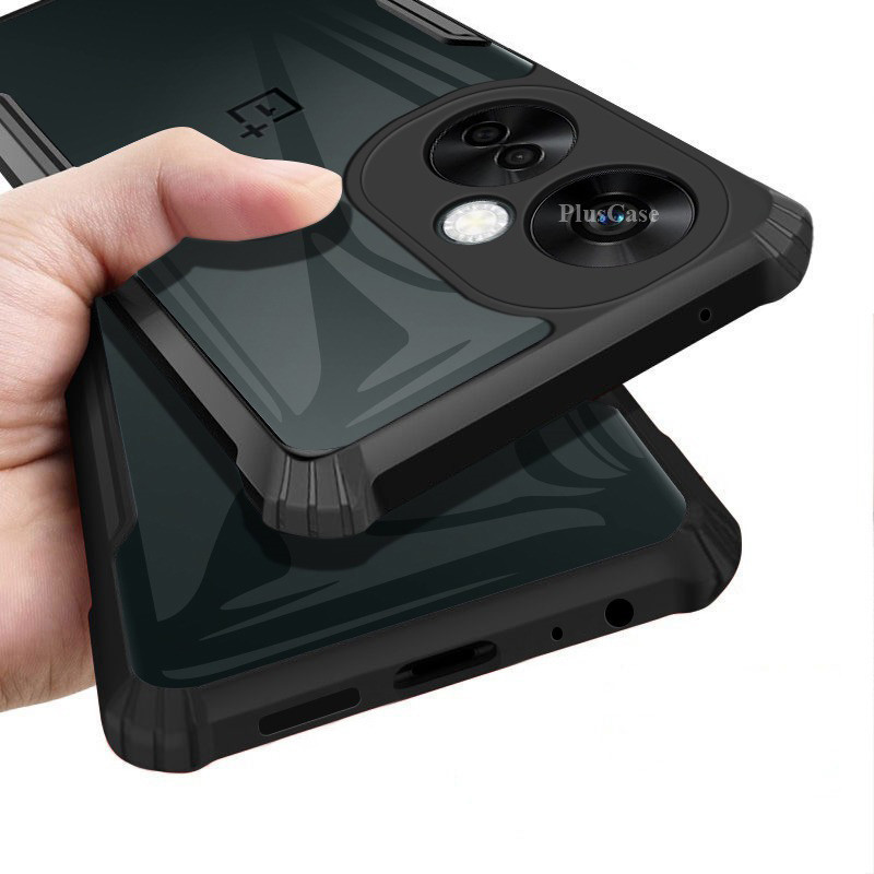Dành Cho OnePlus Nord CE 3 Lite Nord 2 2T 3 5G Vỏ Điện Thoại Túi Khí Acrylic Trong Suốt Silicon Ốp Lưng Chống Sốc