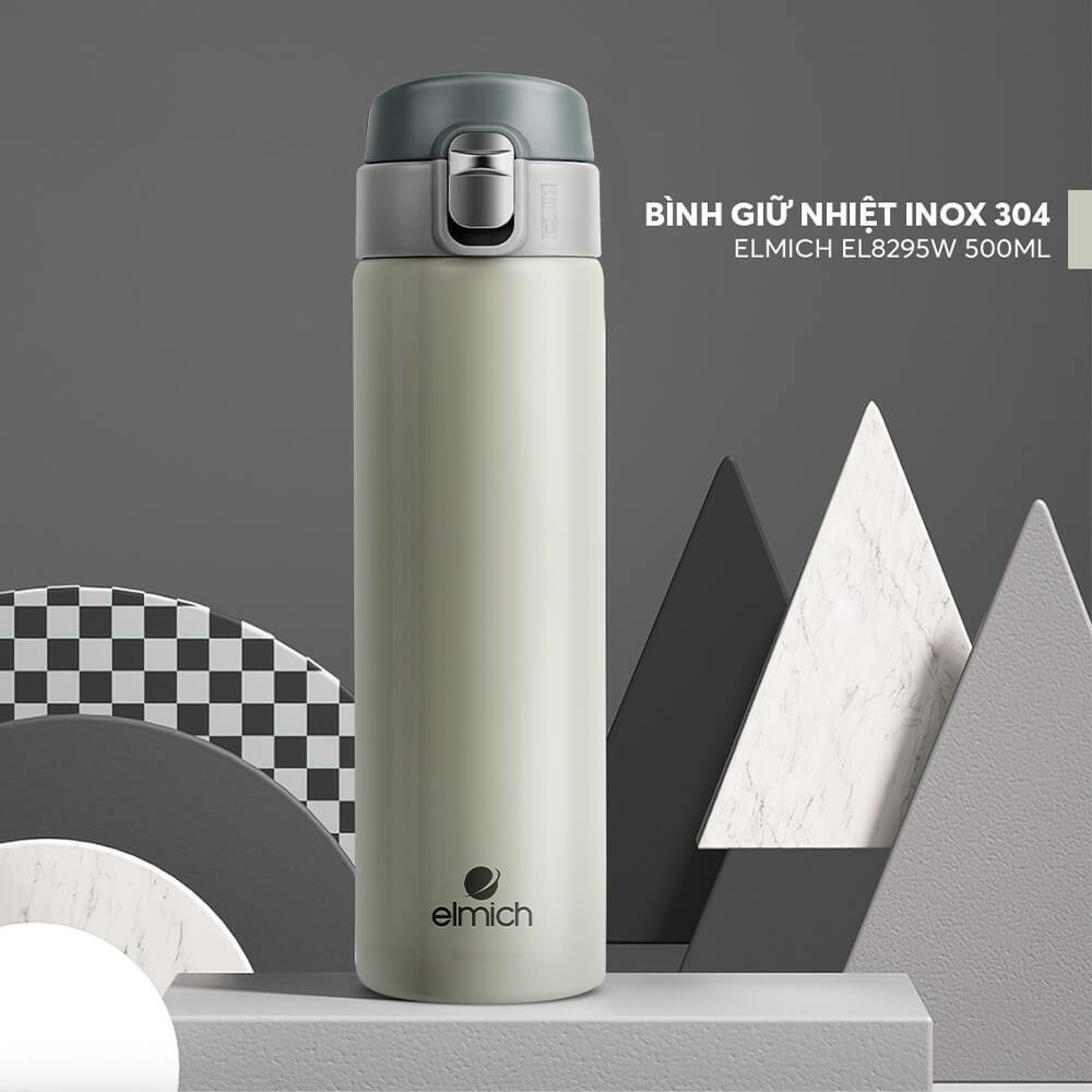 Bình Giữ Nhiệt 500ml Elmich EL-8295 | Bình Nước Giữ Nhiệt INOX 304, Elmich Chính Hãng