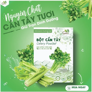 Bột Cần Tây Nguyên Chất Goce - Hộp 72 gam (24 gói x 3g)