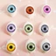 YOLOGO 5 đôi Nhãn cầu búp bê, 12x16mm DIY Doll Acrylic Eyes, Động vật Phần An toàn Búp bê Mắt DIY BJD Doll