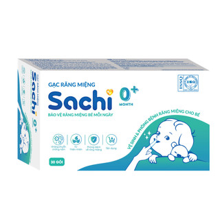 Gạc rơ lưỡi Sachi , Khăn lau hạ sốt 0m+ & 3m+ SACHI , Nước tắm thảo dược Sachi , kem bôi đa năng sachi