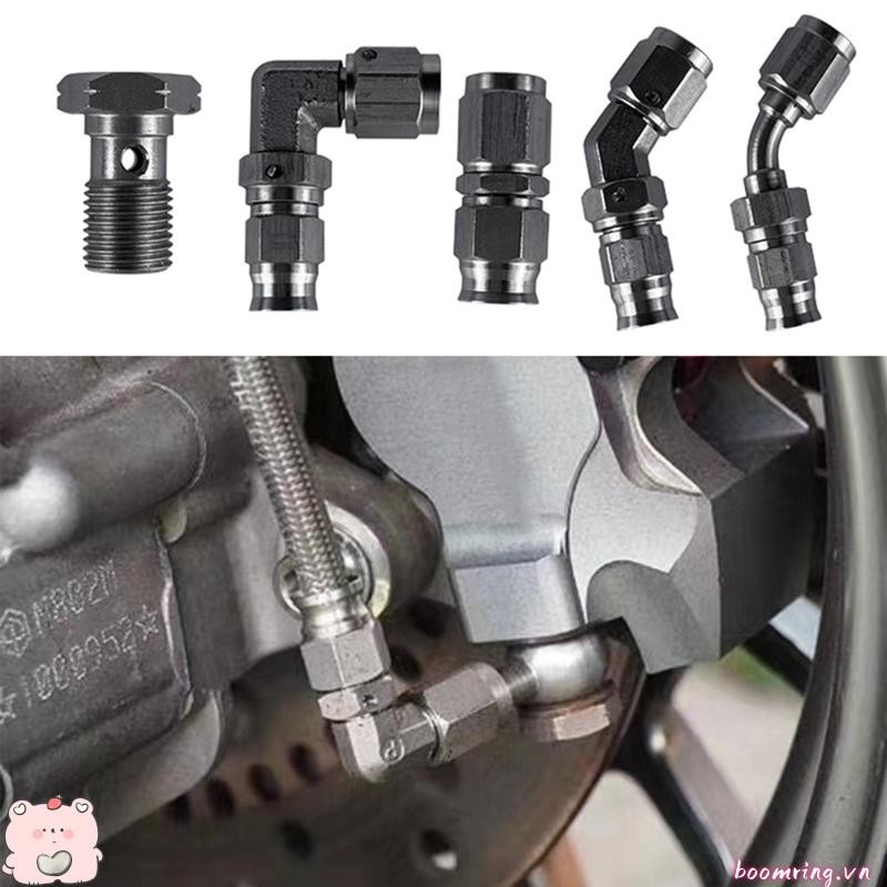 Boom Thép không gỉ Phanh thẳng Đầu ống xoay Phụ kiện cho ô tô Xe máy ô tô
