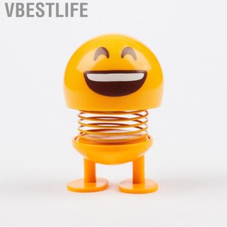 VBESTLIFE Mùa xuân bobble đầu đồ chơi mặt dễ thương xe cảm xúc trang trí nội thất búp bê cho bảng điều khiển