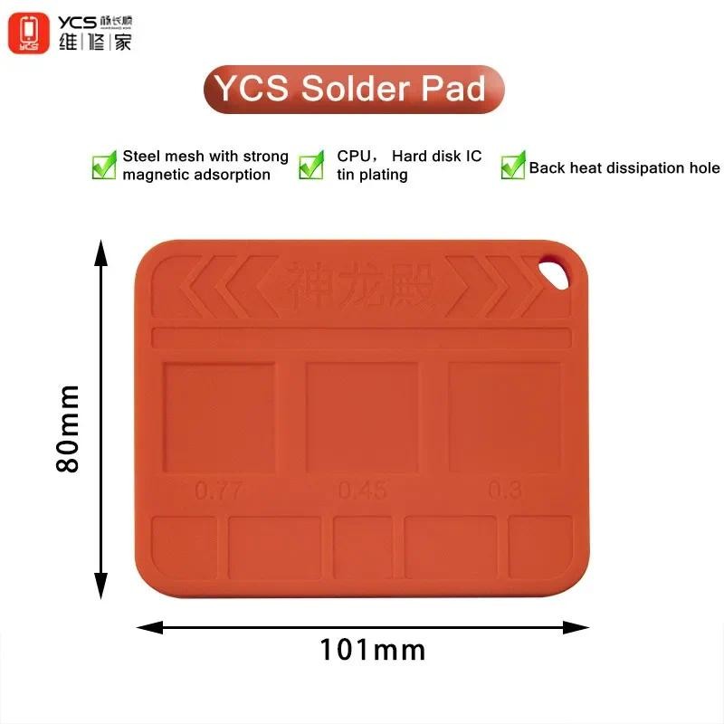 YCS Thần Rồng Thiếc Mạ Cong Hàn Chip Hàn Tản Nhiệt BGA Reballing CPU IC Hàn Sửa Chữa Thảm