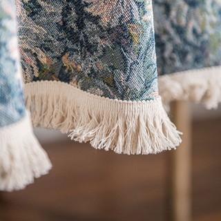 98% Tỷ Lệ Khen ngợi Monet Vườn Khăn Trải Bàn Tranh Dầu Tivi Tủ Khăn Trải Bàn Jacquard Mỹ Hộ Gia Đình Hình Chữ Nhật Khăn Trải Bàn 25.2.21
