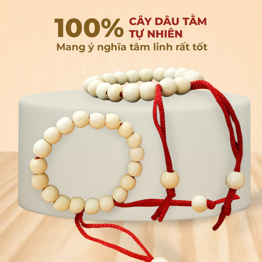 Vòng Dâu Tằm Giúp Bé Ngủ Ngon, Chống Giật Mình Hiệu Quả!
