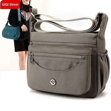 Women's Nylon Crossbody Bag – Water-Resistant, for Travel