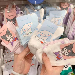 Tất Kuromi Cinnamoroll nữ mùa hè mỏng dễ thương Joker Phim hoạt hình Hàn Quốc vớ phong cách đại học ngọt ngào.