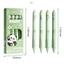 GREA 4 Cái / hộp Bút Gel, Loại Bấm Nhanh Khô Bút Xóa Được, Phim Hoạt Hình 0.5 Mm Đen / Mực Xanh Chữ Ký Bút Quà Tặng