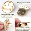 GIÁ RẺ 1 / 5 Chiếc Bắt Khóa, Thủ Công DIY Linh Kiện Túi Khóa, Đóng Cửa Túi Chụp Phụ Kiện Phần Cứng Khóa Kim Loại Cho Túi Xách Ví Totes
