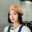 Mũ Nồi Nữ Thời Trang Hàn Quốc Mũ Vải Màu Trơn Mũ Nồi Màu Trơn Cổ Điển Mũ Beret Mũ Đen Thời Trang Hàn Quốc Dành Cho Nữ