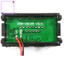 Đồng hồ đo dung lượng pin 12V-60V Màn hình kỹ thuật số LED Cảnh báo công suất thấp Độ phân giải công suất 8 tầng Chỉ báo dung lượng pin Phụ kiện gia đình
