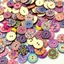 100 Chiếc Nhiều Màu Retro Họa Tiết Nút Gỗ Cho Handwork May Sổ Lưu Niệm Đồ Trang Trí Quần Áo Phụ Kiện Quà Tặng Thẻ Trang Trí