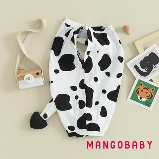 Mg-baby Bé Gái Bé Trai Áo Liền Quần Hoạt Hình In Hình Đuôi Cổ Tròn Áo Liền Quần Mùa Hè Thường Ngày Quần Áo Tập Đi Body