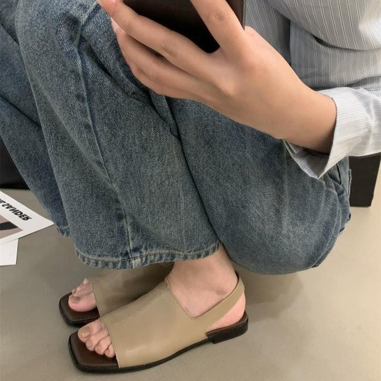 Dép Sandal Nữ Atikota Cho Thời Trang Mùa Hè Thoải Mái Mềm Mại Chống Trơn Trượt Dép Đi Biển Nhẹ Cho Du Lịch