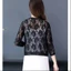 Áo cardigan nữ mùa hè MONOSTYLE, Áo sơ mi điều hòa không khí trên bãi biển, Áo len ngắn ren hoa thoáng khí cực lớn dành cho nữ