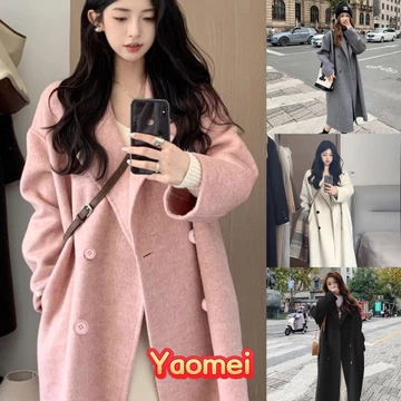 Áo khoác cotton thời trang mới cho nữ mùa đông áo khoác vải tuýt dày áo khoác lenáo khoác lông cừu