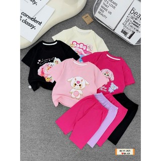 10-30kg Bộ cotton HN baby three mix quần legging nhiều màu