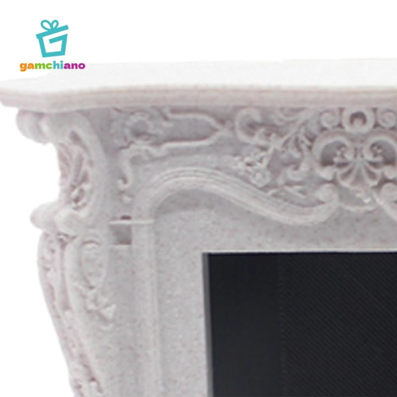 Gamchiano 1: 12 Nhà Búp Bê Thu Nhỏ Lò Sưởi Đạo Cụ Ảnh DIY Phụ Kiện Thu Nhỏ Đồ Nội Thất Cho Mô Hình DIY Đồ Nội Thất Quà Tặng Thủ Công