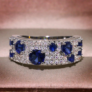 Women's Moissanite Wedding Ring by IVIAPRO Jewelry-VN