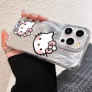 Ốp lưng iPhone chống sốc họa tiết Hello Kitty dễ thương, dành cho iPhone 16/15/14/13/12/11 Pro Max/XR/XS Max.