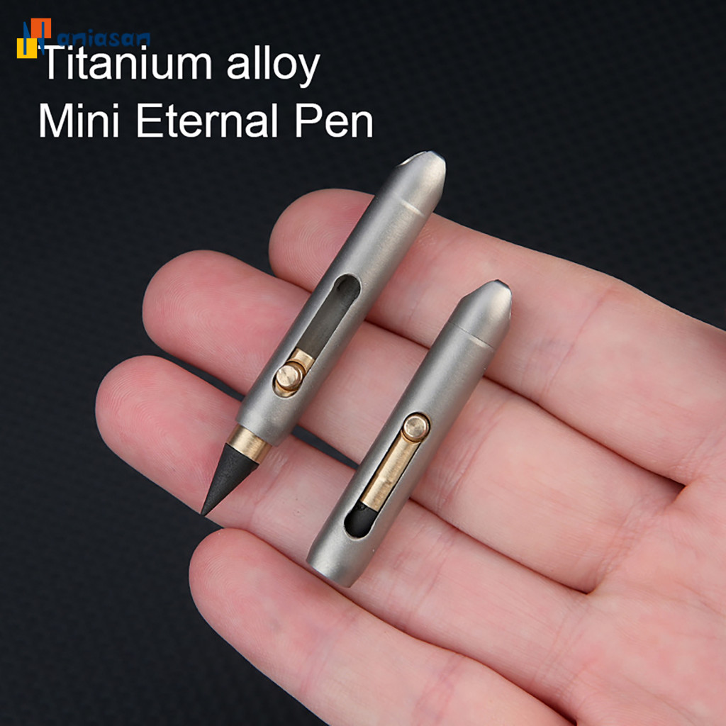Bút bi titan siêu bền, cầm thoải mái, viết mượt, thay ruột dễ, EDC mini