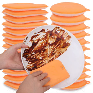 Miếng bọt biển rửa chén Magic - Khăn lau bọt biển làm sạch nhà bếp - Thấm hút mạnh, Khử nhiễm mạnh - Dụng cụ vệ sinh gia đình
