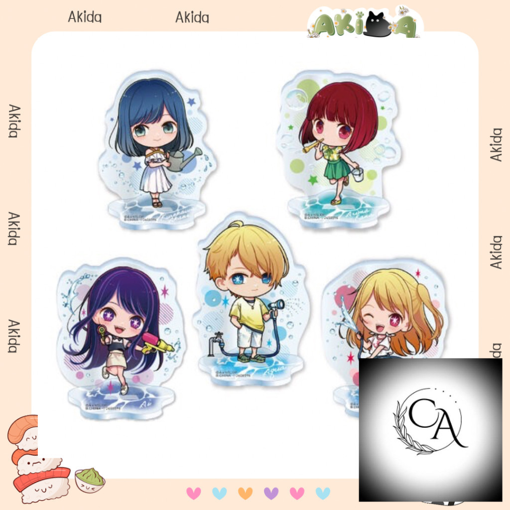 [Akida] Pack random/ mô hình tĩnh - Mini standee muối tắm - oshi no ko ...