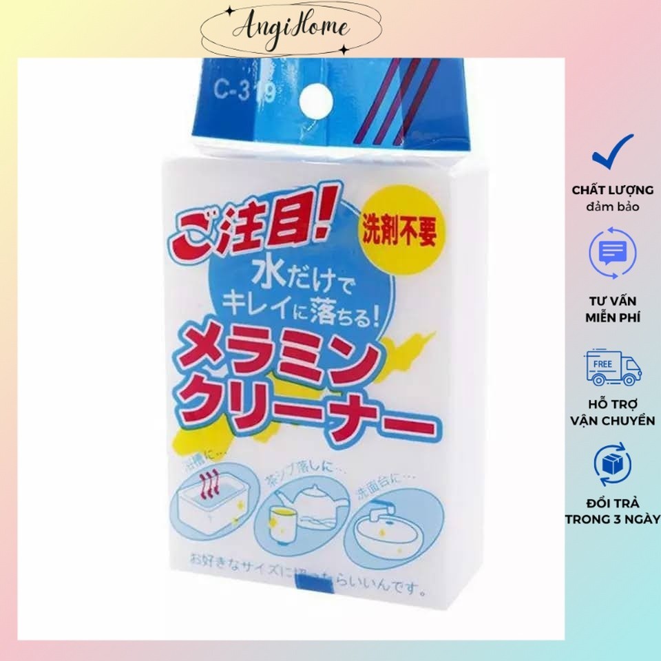 Mút Melanin Màu Trắng Lau Chùi Ma Thuật Làm Sạch Mọi Vết Bẩn Magic Clean ANGIHOME