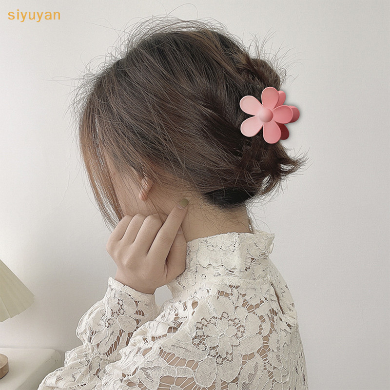 Siyuyan Hoa Anh Đào Kẹp Tóc Mờ Lấy Kẹp Tươi Đa Năng Cá Mập Kẹp Chảo Tóc Lấy Trang Sức VN
