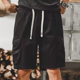 [Plus Size] 8XL 7XL Nam Nhật Bản Cotton Kaki Hip Hop Oversize Quần Short Hàng Hóa Làm Việc