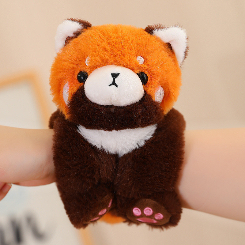 Dễ thương và vui nhộn gấu bông Capybara kẹp tay đồ chơi sang trọng mềm nhồi voi sư tử gấu trúc động vật vỗ tay và clasp đồ chơi vòng tròn