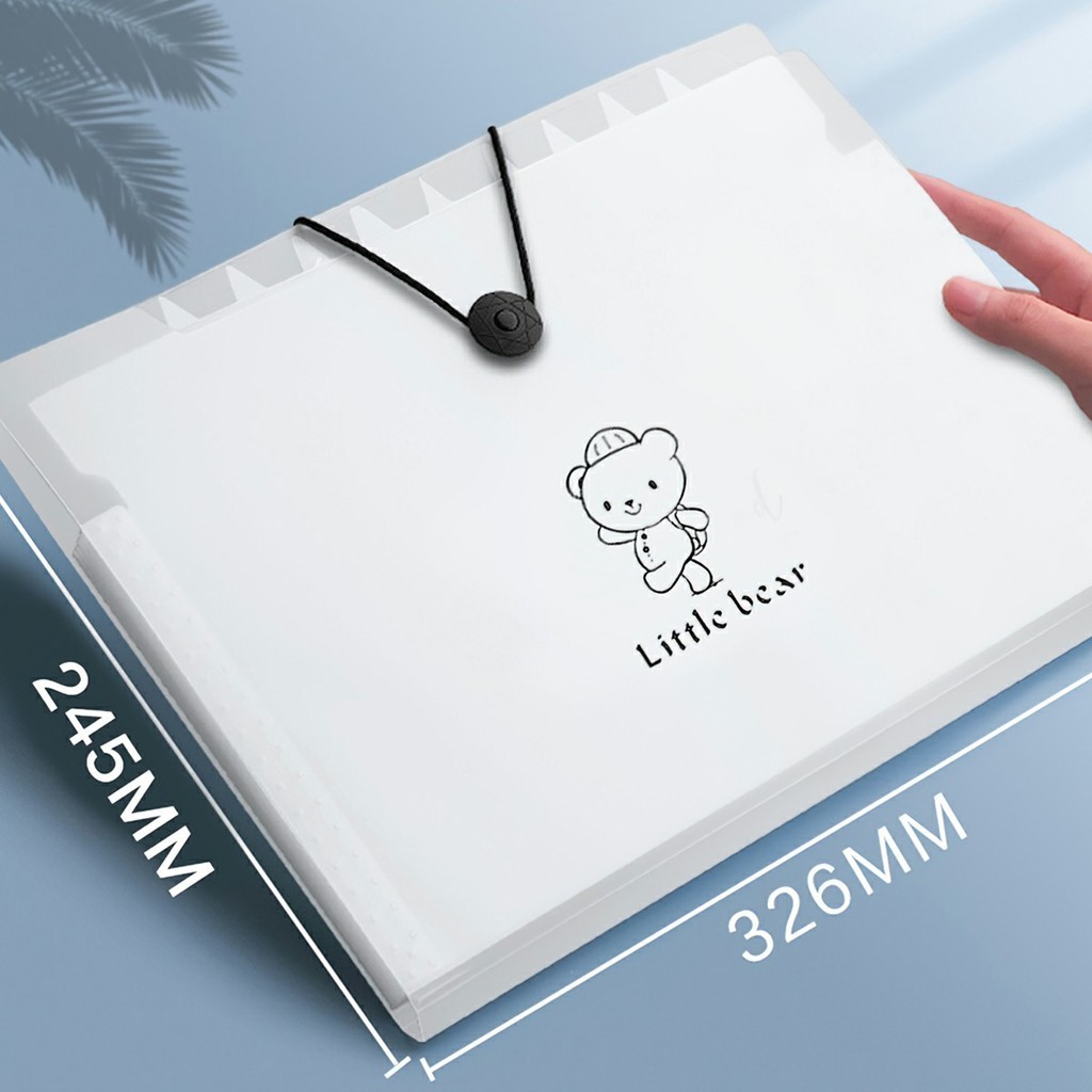 Túi đựng tài liệu tệp đựng tài liệu nhiều ngăn kẹp file túi đựng tài liệu A4 phụ kiện văn phòng phẩm