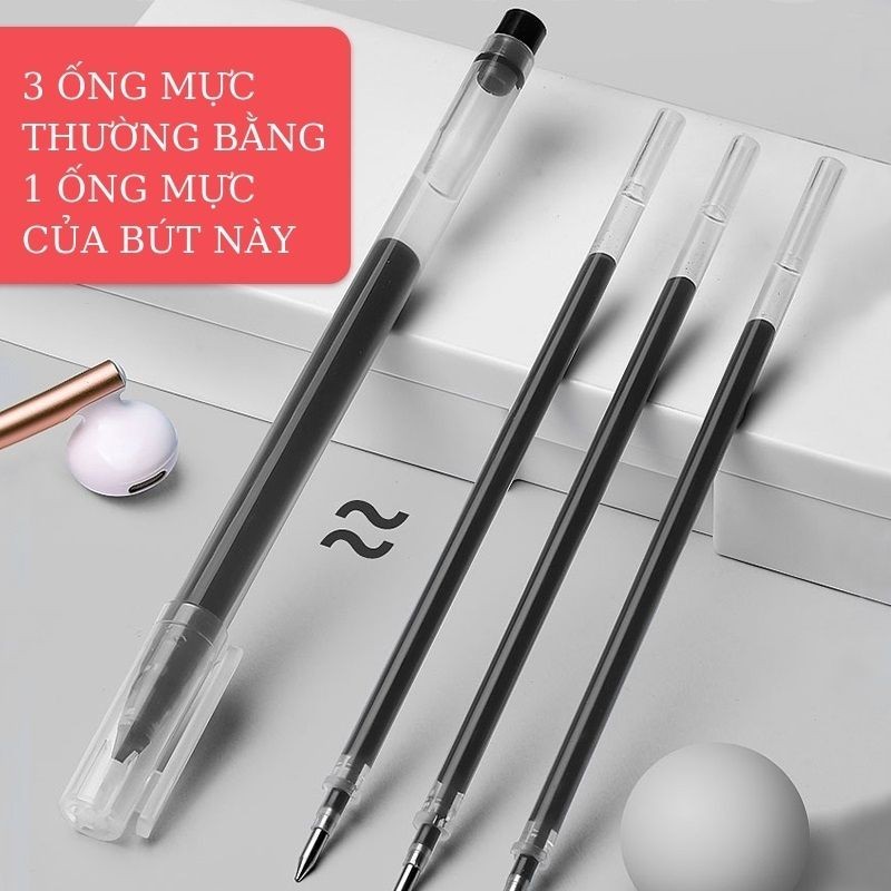 Bút Gel bút bi nước văn phòng mực gel 0.5mm, mực đều nét chữ đẹp/ Bút học sinh sinh viên, nhân viên văn phòng