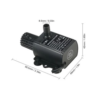 MÁY BƠM MINI 400L/H KHÔNG CHỔI THAN, ĐIỀU CHỈNH 4 CẤP ĐỘ - BƠM HỒ CÁ - THUỶ SINH