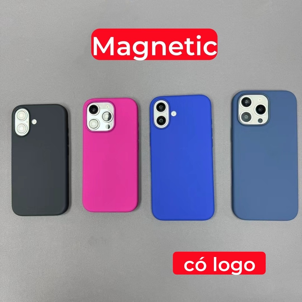 Silicon lỏng từ tính cho iphone 16 / 15 / 14 / 13 / 12 / Pro / Pro Max / plus / mini Vỏ điện thoại chất lượng cao Hoạt hình bật lên