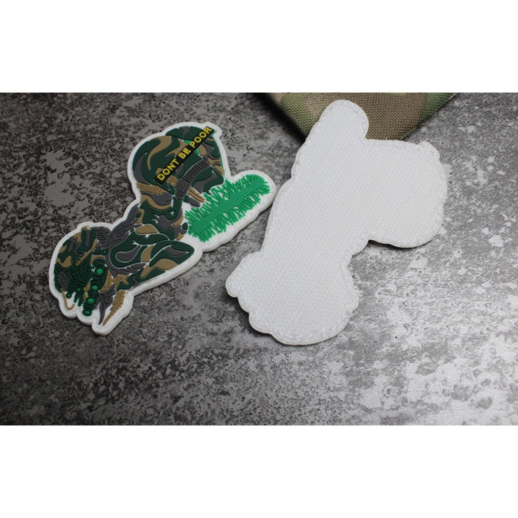 Patch_velcro nữ chiến binh PVC dán quần áo_ba lô_túi xách