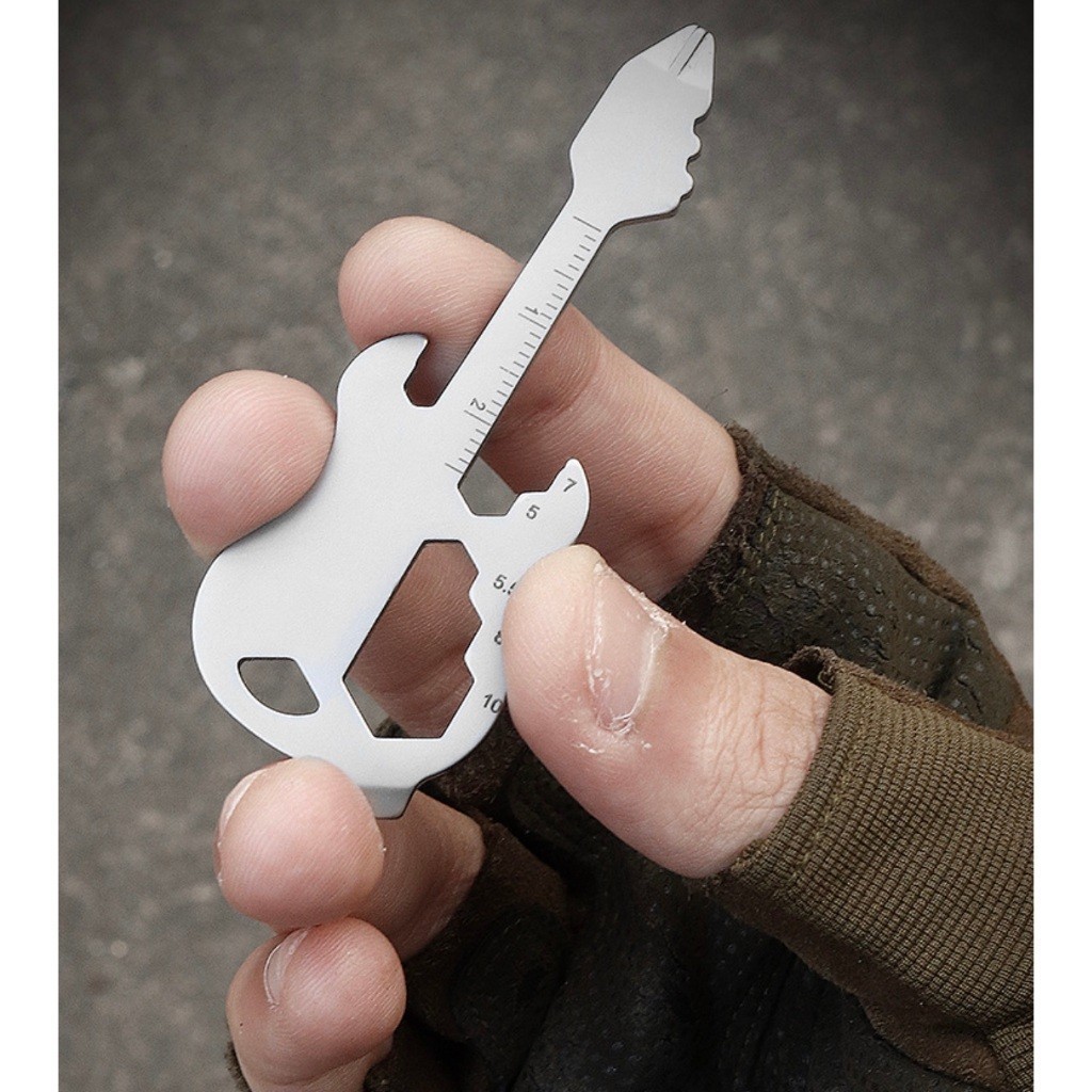 Dụng cụ đa chức năng móc khoá mini EDC_dã ngoại_ cắm trại