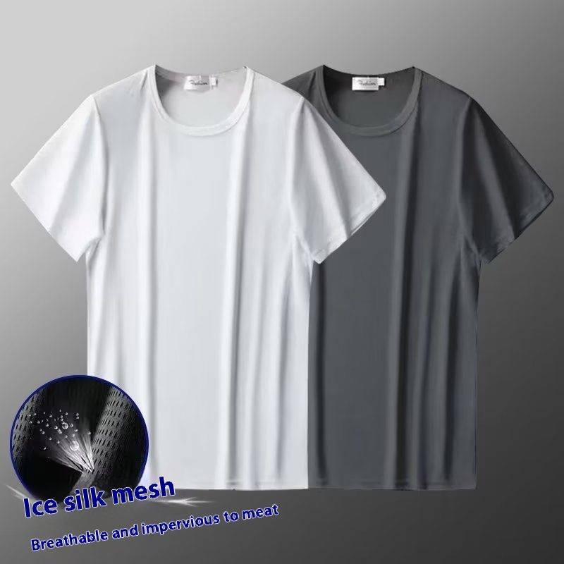 VG Áo nam , áo chui đầu cổ tròn nam, áo thun ngắn tay khô nhanh, thiết kế thoáng khí, đơn giản và thoải mái, thấm mồ hôi, khô nhanh