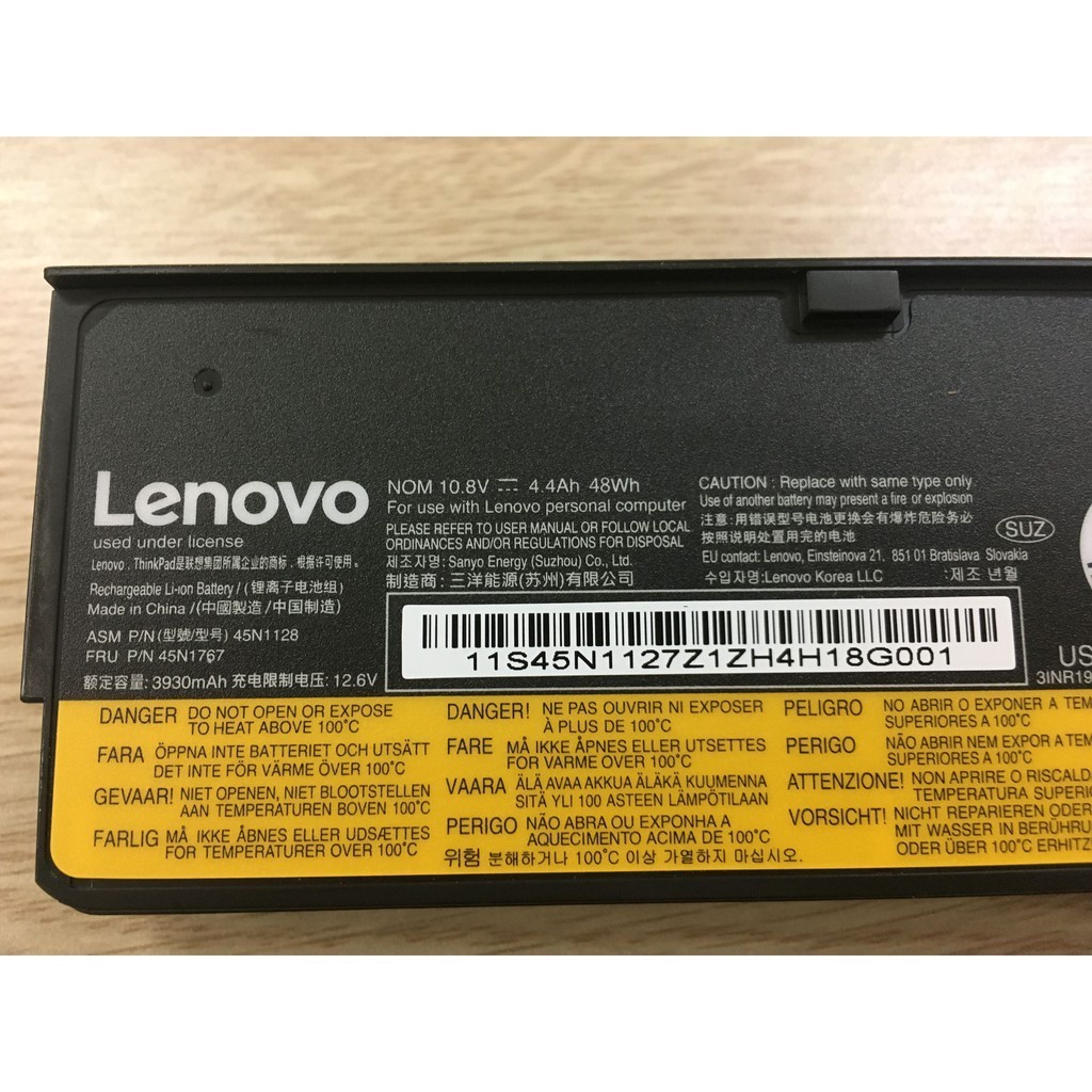 Pin Zin Lenovo Thinkpad T440 T450 T450s T460 T550 T560 X240 X250 X260 W540 W550s L450 L460 P50s Hàng New 100%
