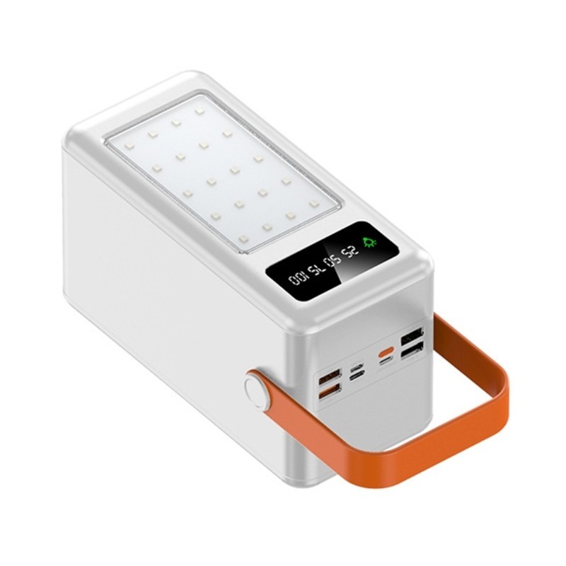 Vỏ Fol DIY 35 Slot 18650 có đèn pin LED