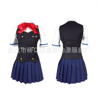 Một Misaki Naruto Akazawa Izumi cosplay Quần yếm Thủy thủ jk Đồng phục