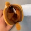 SNUGHOUSE Bánh Mì Nướng Ví Đựng Tiền Xu, Túi Đựng Tai Nghe Di Động Nhẹ, Bánh Mì Hoạt Hình Túi Trang Điểm Mini Bé Gái