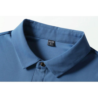 50-140kg PLUS SIZE Tay Ngắn Băng Lụa Thoáng Khí Rời Kinh Doanh Áo Polo Xanh 7XL 8XL 9XL