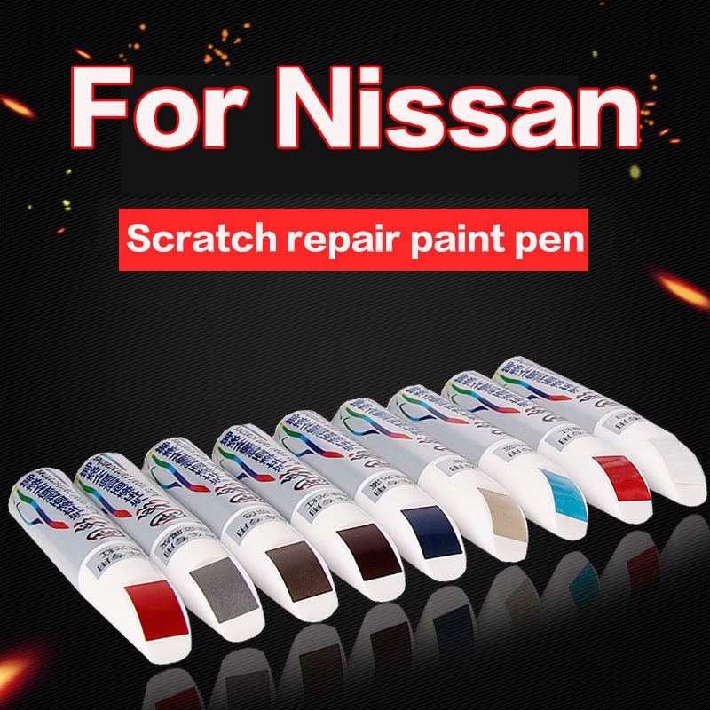 Dành CHO Nissan Car Scratch Repair Agent Auto Touch Up Pen Chăm sóc ô tô Scratch Clear Remover Chăm sóc sơn Chống thấm nước Tự động sửa chữa Đổ đầy bút sơn Công cụ cho Nissan Terra Navara Almera Patrol ro