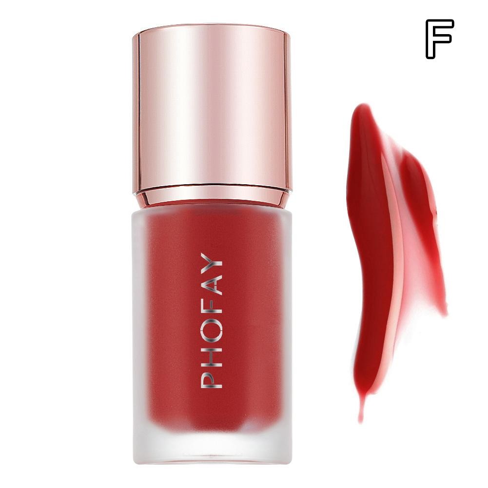 Phofay Face Liquid Blush Hangover Red Wine Natural Tint Cosmetics On Blusher Matte Make Cream I4m5