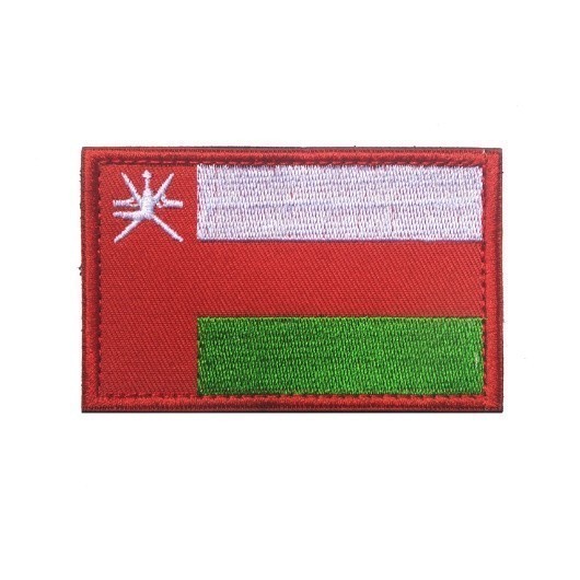 Patch_velcro cờ các nước Châu Á dán quần áo_ba lô