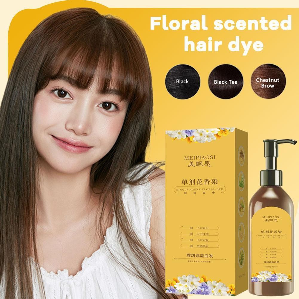 Meipiaosi Thuốc nhuộm tóc hoa đơn Công thức thực vật Kích ứng, Thuốc nhuộm nhẹ nhàng 300ml T9k5