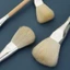 TUYỆT VỜI 11 Bộ cọ len nghệ thuật gốm, Bàn chải len Bàn chải sơn gốm bằng gỗ, Đồ dùng nghệ thuật du lịch mềm mại DIY Tranh bút Đồ dùng nghệ thuật