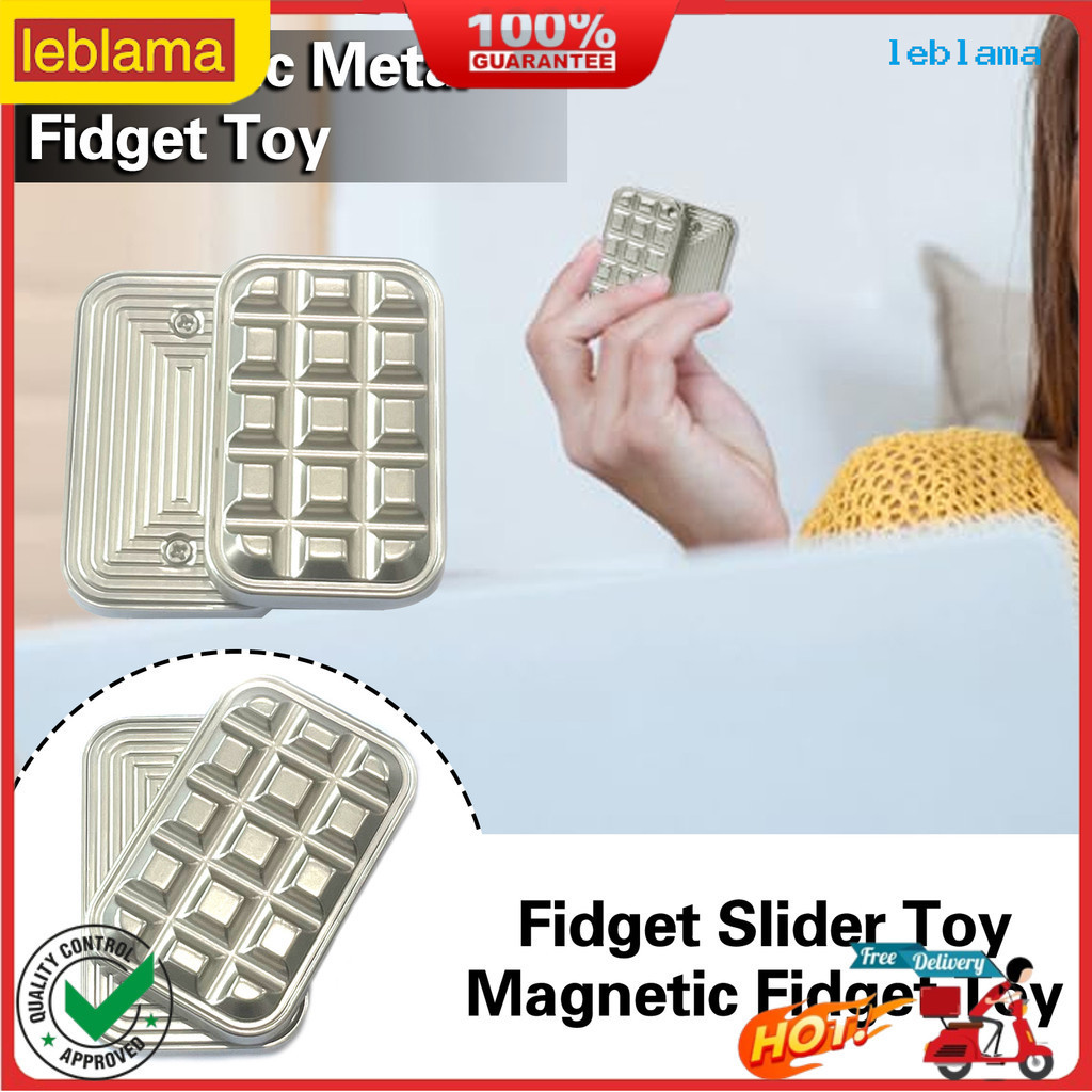 [Cá tuyết]★Ic Metal Slider Fidget Toy Pocket-sized Haptic Card Fidget ...